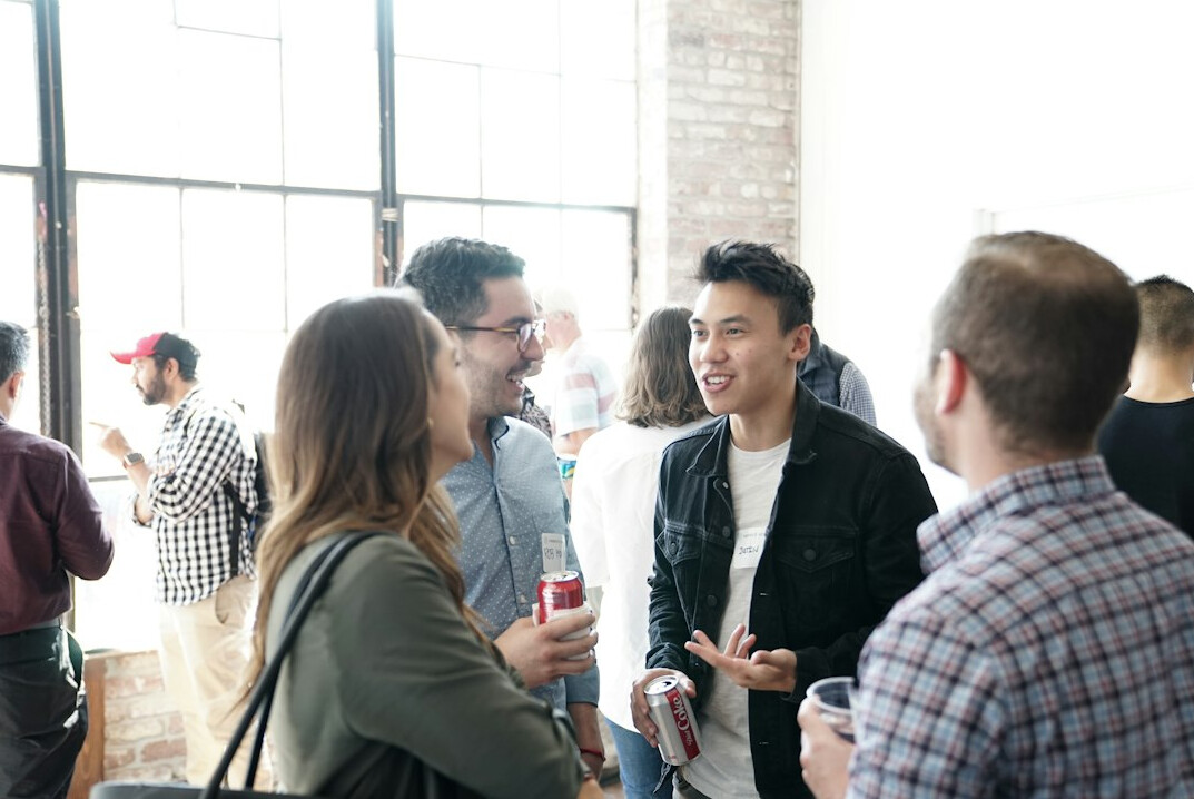 people at event