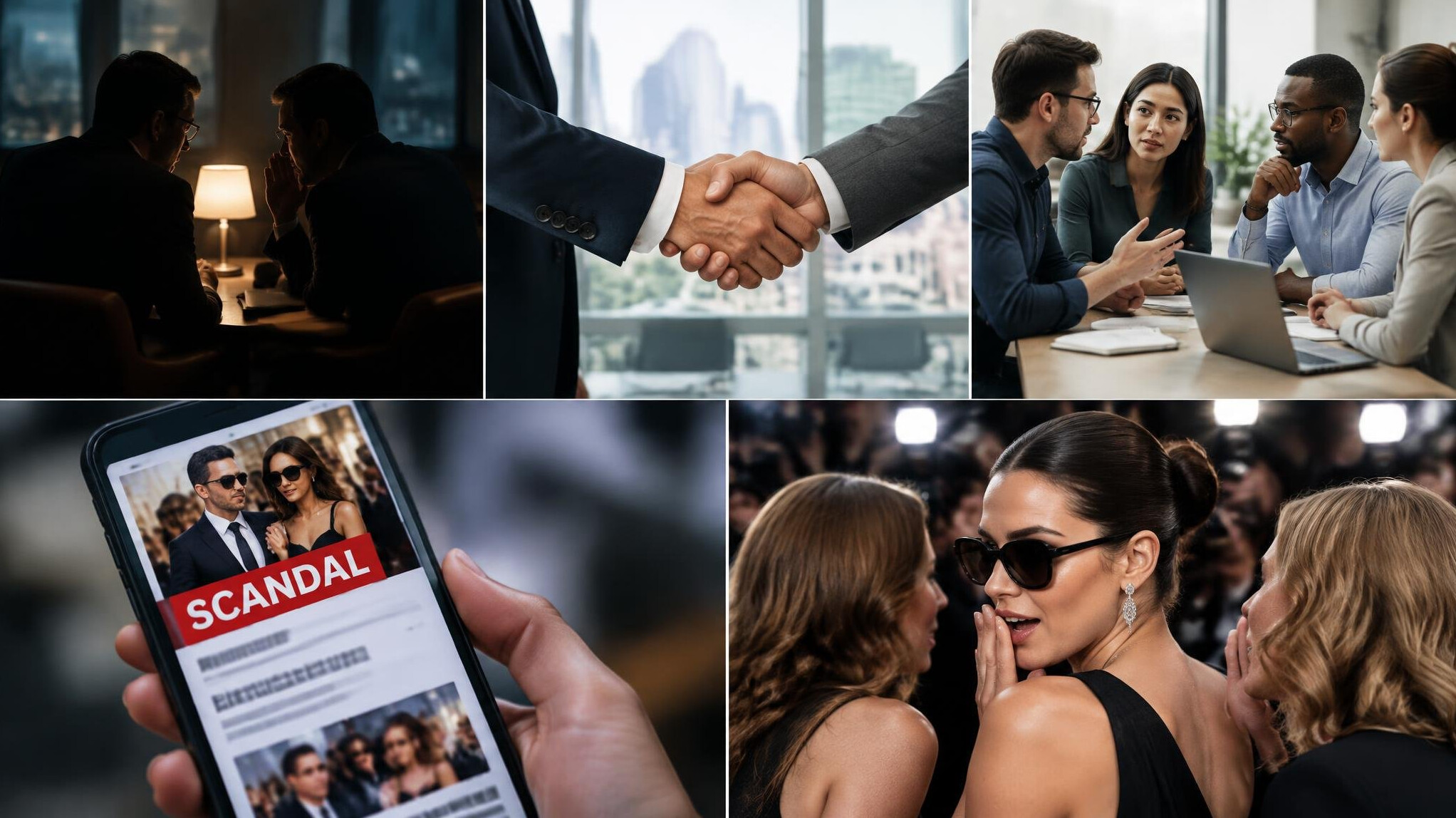 secret meeting people