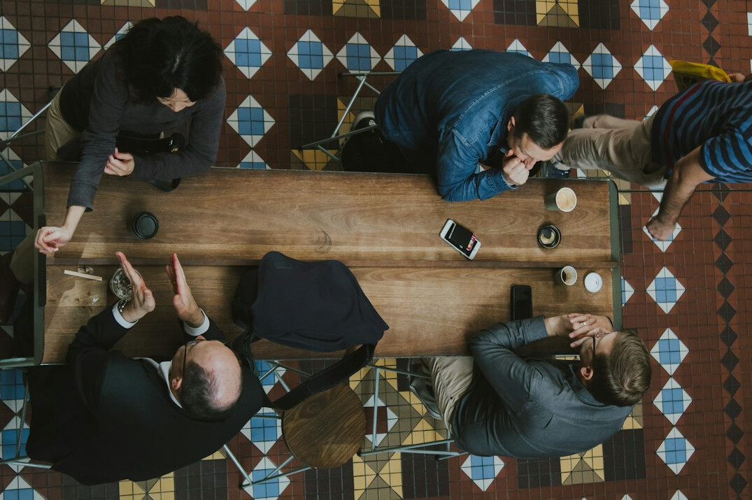 secret meeting people